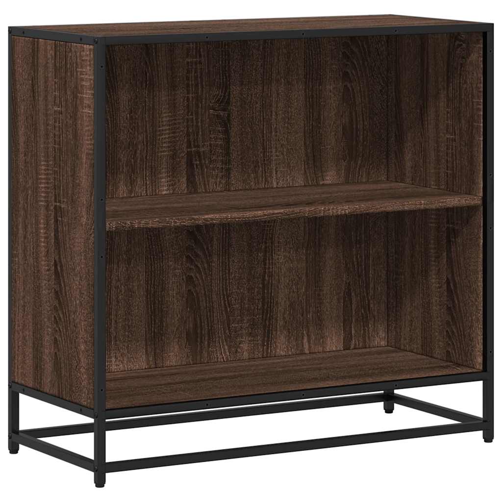 Libreria Rovere Fumo 60x35x76 cm in Legno Multistrato