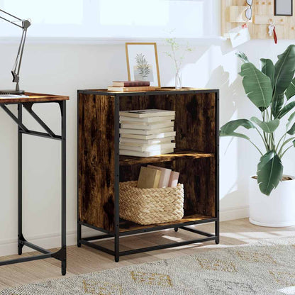 Libreria Rovere Fumo 60x35x76 cm in Legno Multistrato