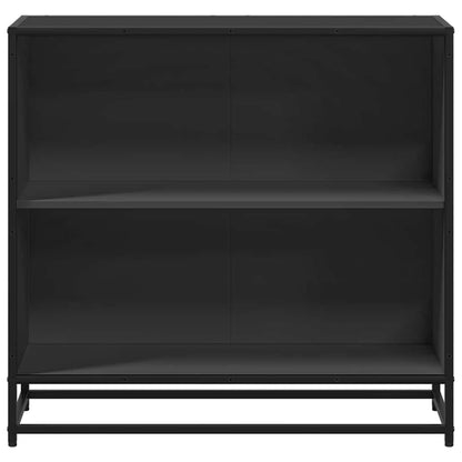Libreria Nera 80,5x35x76 cm in Legno Multistrato