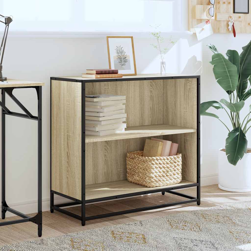 Libreria Rovere Sonoma 80,5x35x76 cm in Legno Multistrato