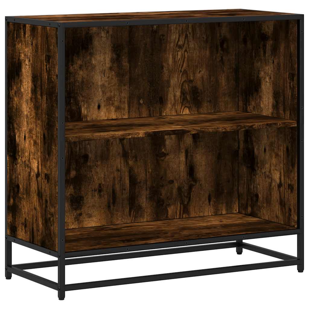 Libreria Rovere Fumo 80,5x35x76 cm in Legno Multistrato