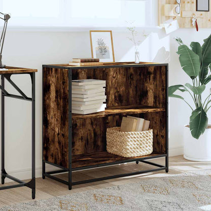 Libreria Rovere Fumo 80,5x35x76 cm in Legno Multistrato