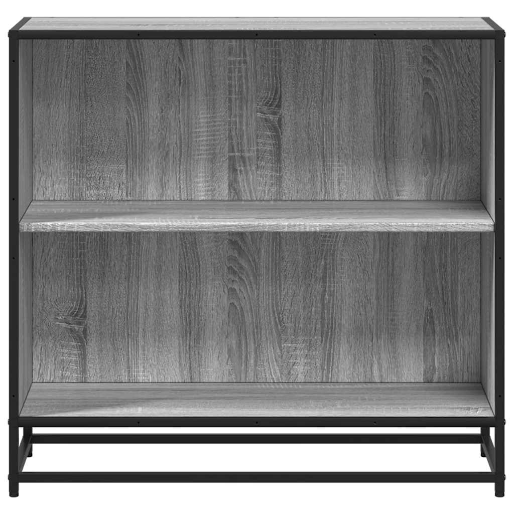 Libreria Grigio Sonoma 80,5x35x76 cm in Legno Multistrato