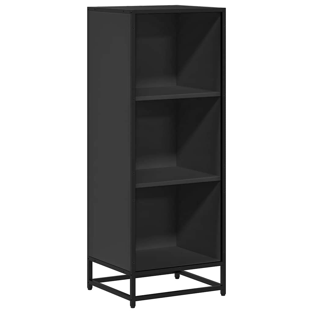 Libreria Nera 40x35x107,5 cm in Legno Multistrato