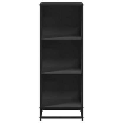 Libreria Nera 40x35x107,5 cm in Legno Multistrato