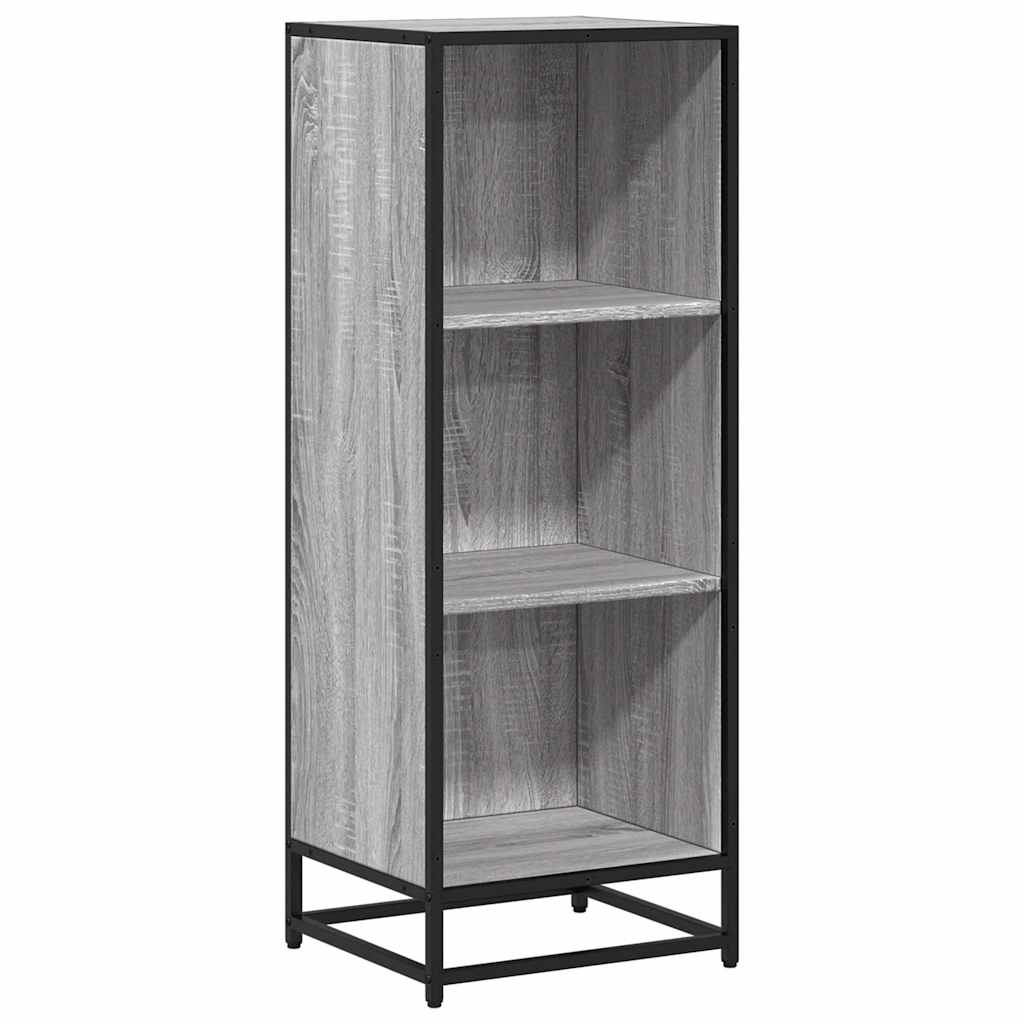 Libreria Grigio Sonoma 40x35x107,5 cm in Legno Multistrato