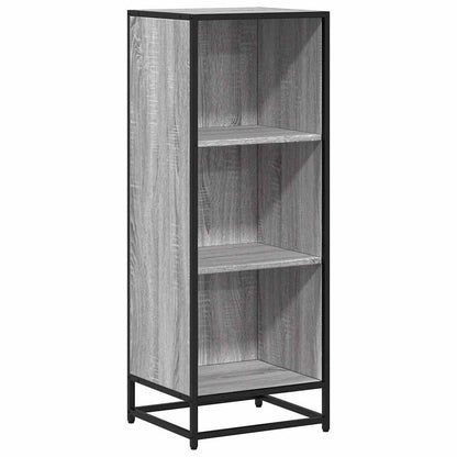 Libreria Grigio Sonoma 40x35x107,5 cm in Legno Multistrato