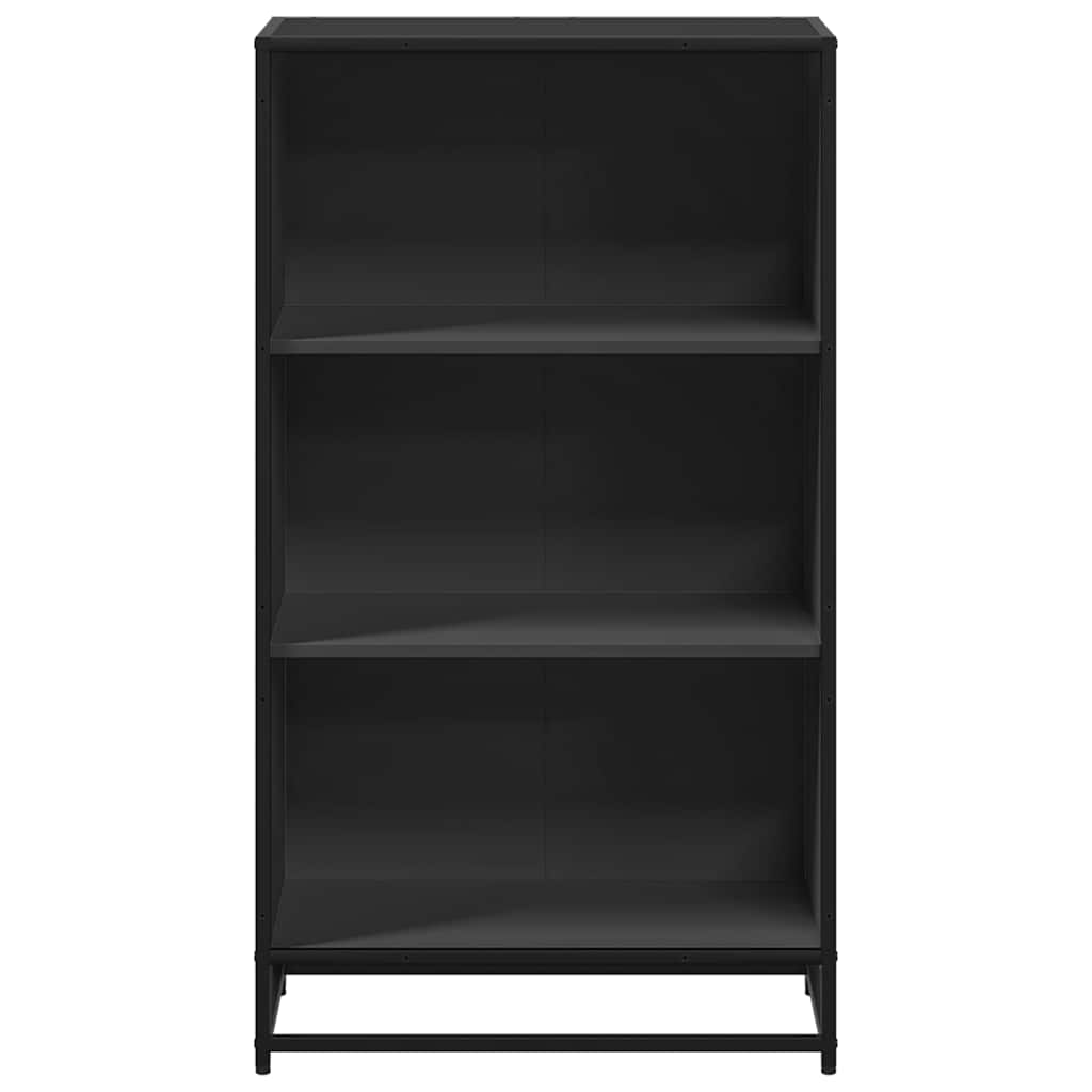 Libreria Nera 60x35x107,5 cm in Legno Multistrato