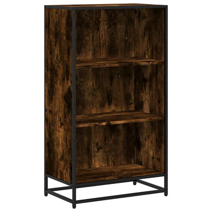 Libreria Rovere Fumo 60x35x107,5 cm in Legno Multistrato