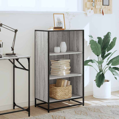 Libreria Grigio Sonoma 60x35x107,5 cm in Legno Multistrato