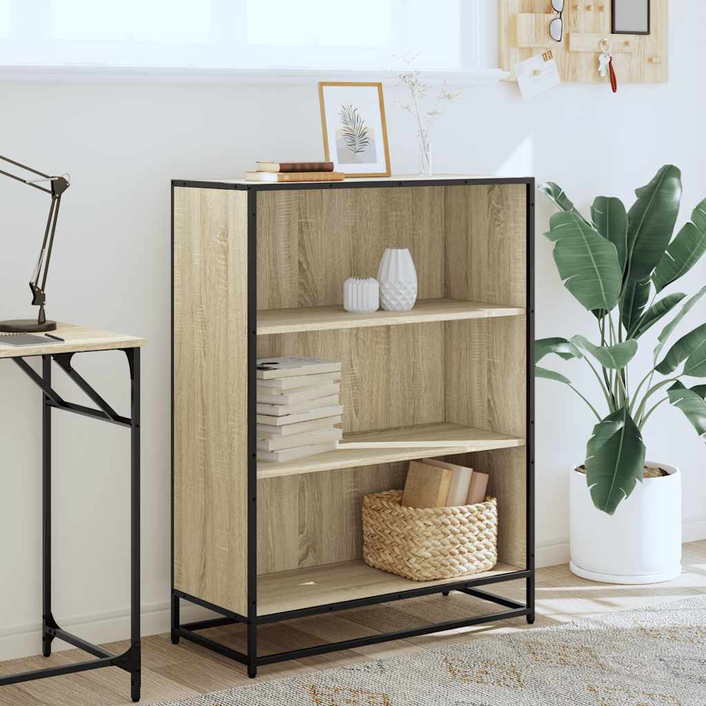 Libreria Rovere Sonoma 80,5x35x107,5 cm in Legno Multistrato