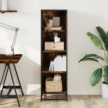 Libreria Rovere Fumo 40x35x139 cm in Truciolato