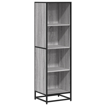 Libreria Grigio Sonoma 40x35x139 cm in Legno Multistrato