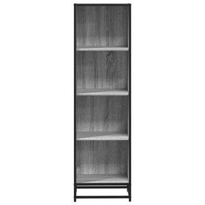 Libreria Grigio Sonoma 40x35x139 cm in Legno Multistrato