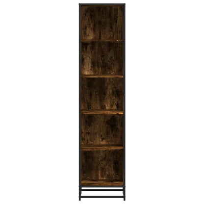 Libreria Rovere Fumo 40x35x170,5 cm in Legno Multistrato