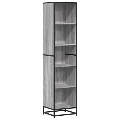 Libreria Grigio Sonoma 40x35x170,5 cm in Legno Multistrato