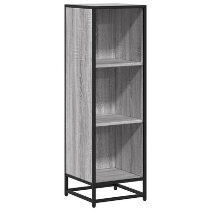 Libreria Grigio Sonoma 33,5x33x107,5 cm in Legno Multistrato