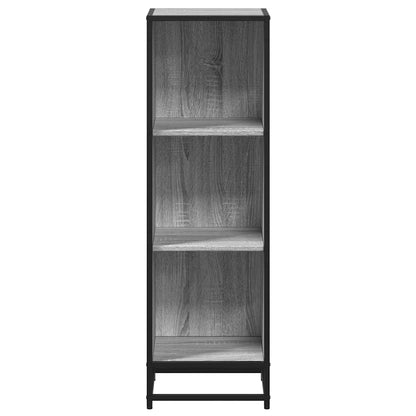 Libreria Grigio Sonoma 33,5x33x107,5 cm in Legno Multistrato