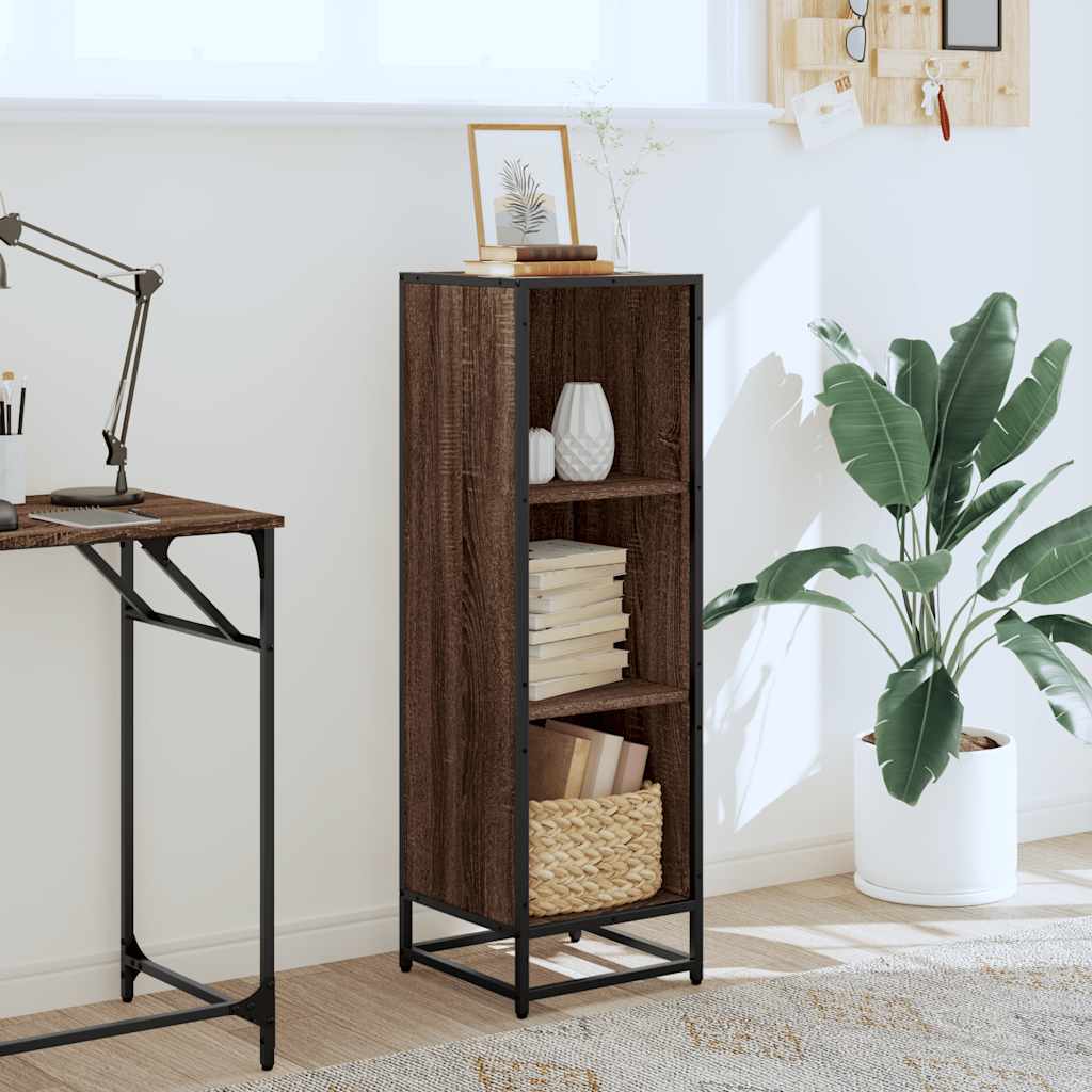 Libreria Rovere Marrone 33,5x33x107,5 cm in Legno Multistrato