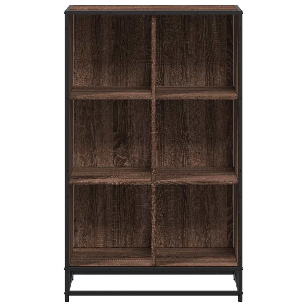 Libreria Rovere Marrone 65,5x33x107,5 cm in Legno Multistrato