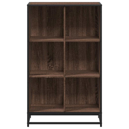 Libreria Rovere Marrone 65,5x33x107,5 cm in Legno Multistrato