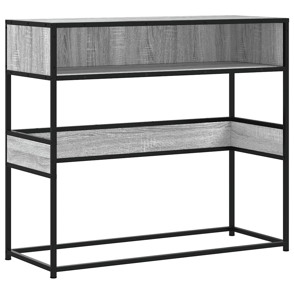 Tavolo Consolle Rovere Sonoma 90x35x80 cm in Legno Multistrato
