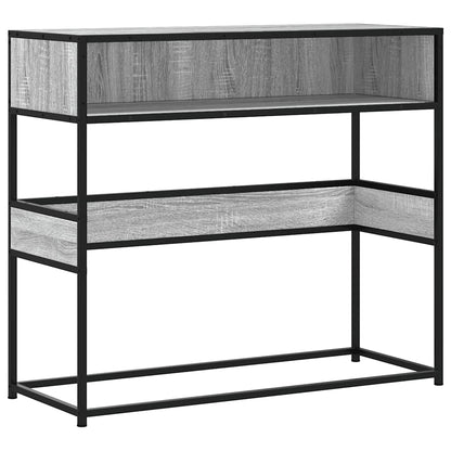 Tavolo Consolle Rovere Sonoma 90x35x80 cm in Legno Multistrato