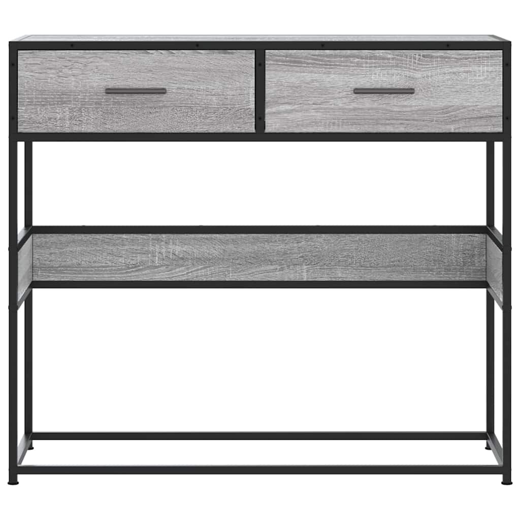 Tavolo Consolle Rovere Sonoma 90x35x80 cm in Legno Multistrato