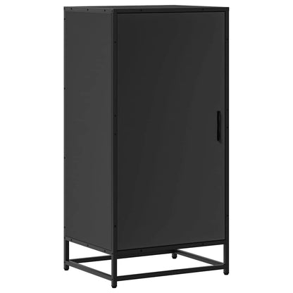 Scarpiera Nera 48x38x97,5 cm in Legno Multistrato