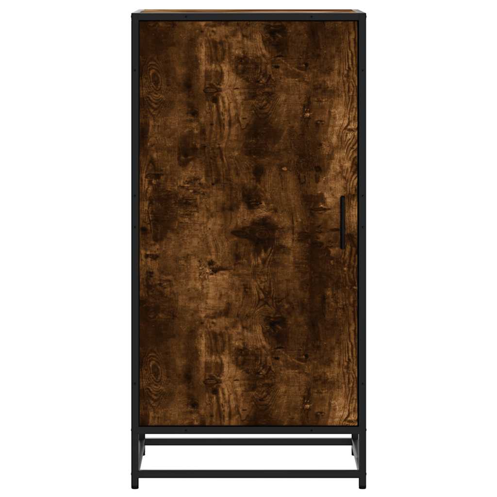Scarpiera Rovere Fumo 48x38x97,5 cm in Legno Multistrato