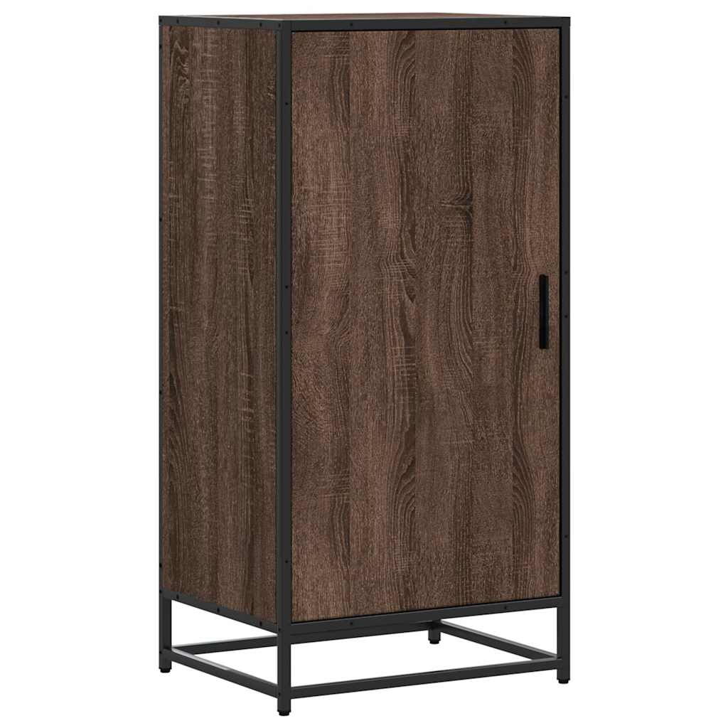 Scarpiera Rovere Marrone 48x38x97,5 cm in Legno Multistrato