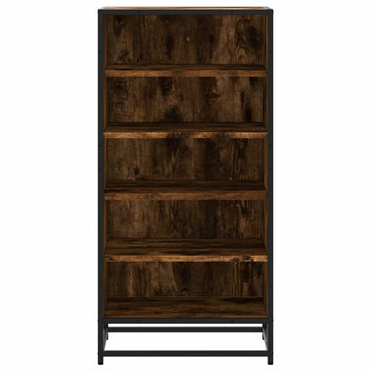 Scarpiera Rovere Fumo 48x38x97,5 cm in Legno Multistrato