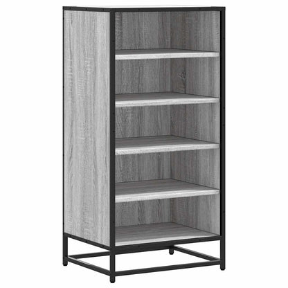 Scarpiera Grigio Sonoma 48x38x97,5 cm in Legno Multistrato