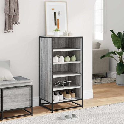 Scarpiera Grigio Sonoma 48x38x97,5 cm in Legno Multistrato