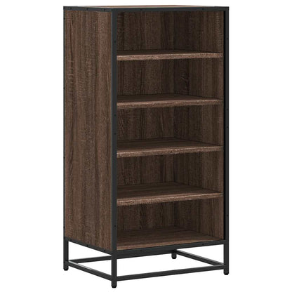 Scarpiera Rovere Marrone 48x38x97,5 cm in Legno Multistrato