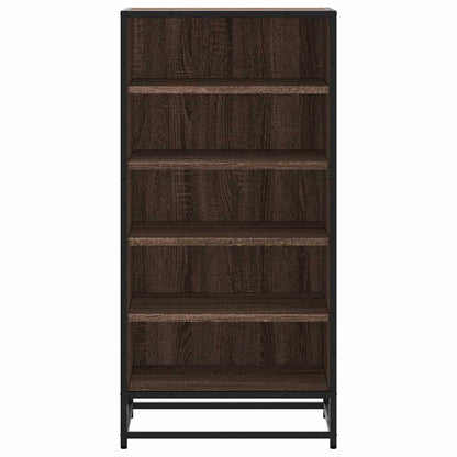 Scarpiera Rovere Marrone 48x38x97,5 cm in Legno Multistrato