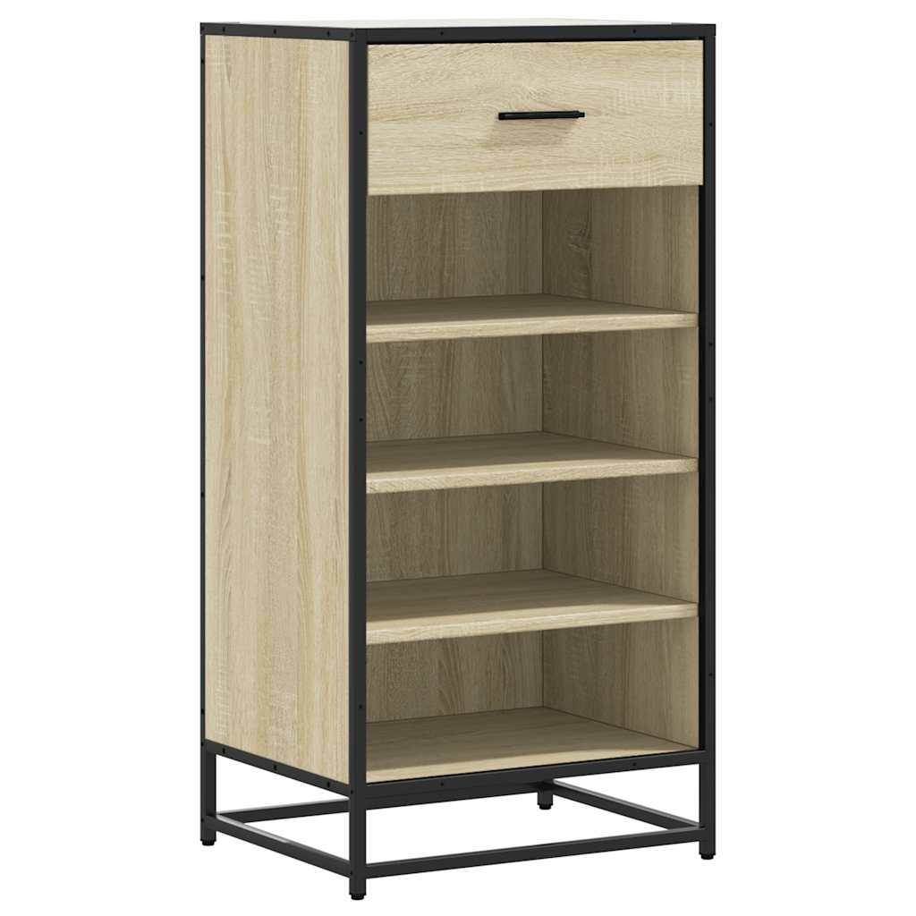 Scarpiera Rovere Sonoma 48x38x97,5 cm in Legno Multistrato