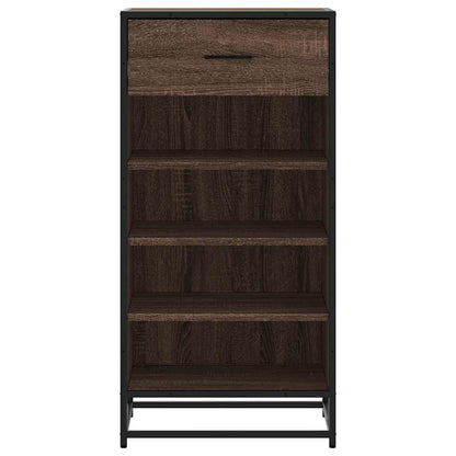 Scarpiera Rovere Marrone 48x38x97,5 cm in Legno Multistrato