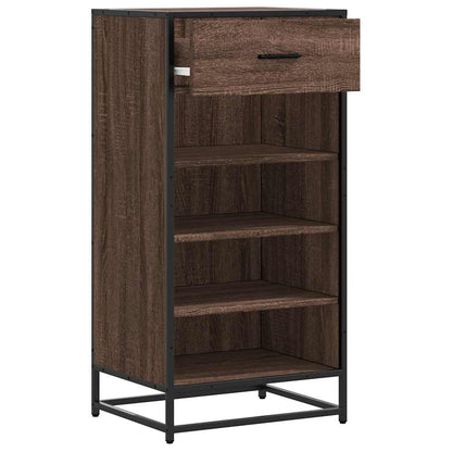 Scarpiera Rovere Marrone 48x38x97,5 cm in Legno Multistrato
