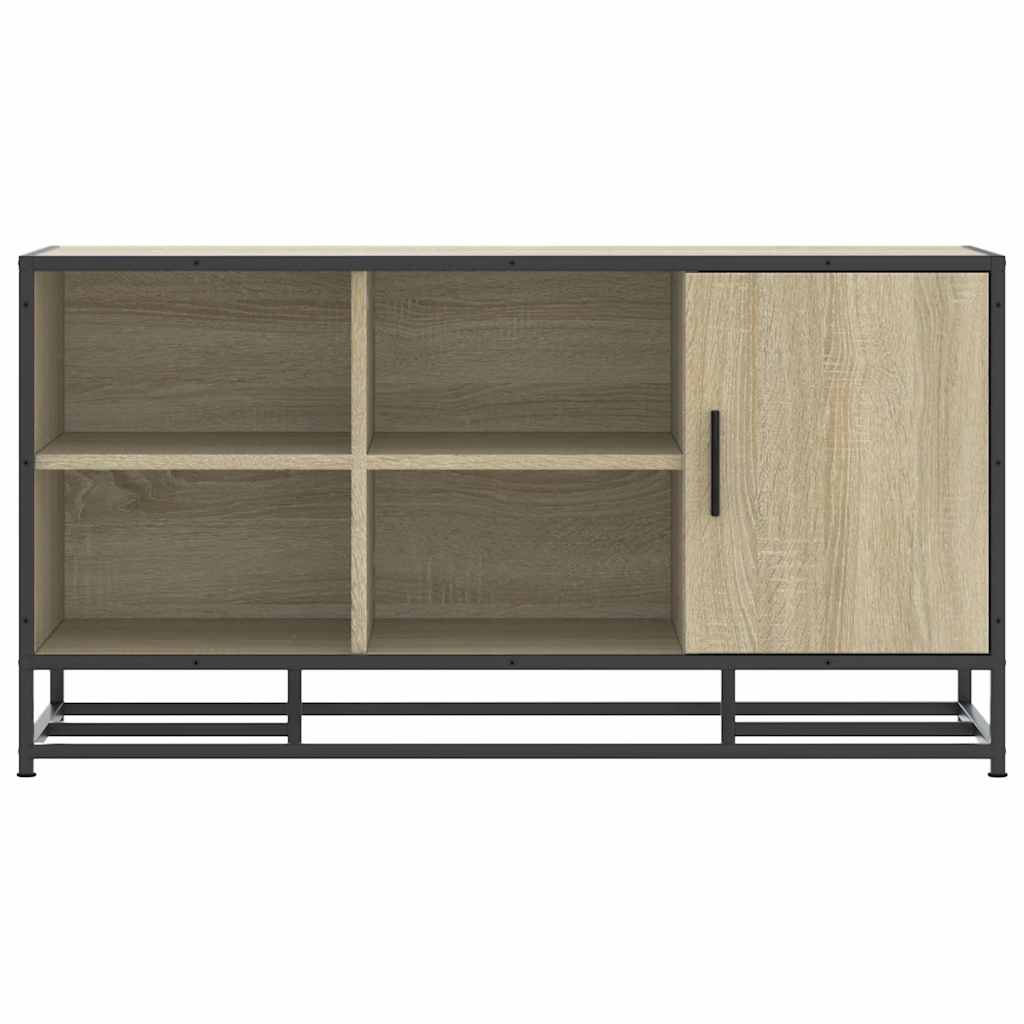 Scarpiera Sonoma Rovere 100x40x53,5 cm in Truciolato e Metallo