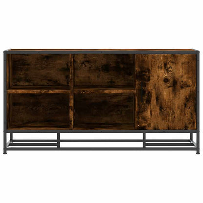 Scarpiera in Rovere Fumo 100x40x53,5 cm in Truciolato e Metallo