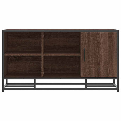 Scarpiera Rovere Marrone 100x40x53,5 cm in Truciolato e Metallo