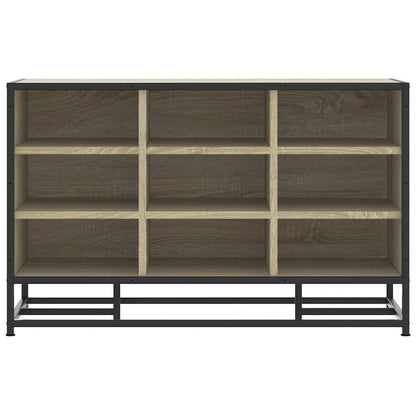 Scarpiera Sonoma Rovere 84x40x53,5 cm in Truciolato e Metallo