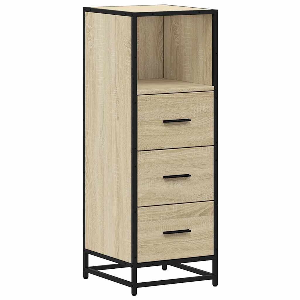 Armadietto Bagno Rovere Sonoma 35x37,5x100 cm Legno Multistrato