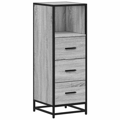 Armadietto Bagno Grigio Sonoma 35x37,5x100 cm Legno Multistrato