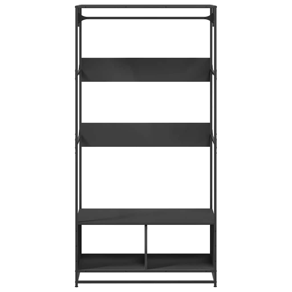 Armadio Nero 90x50x180 cm in Truciolato