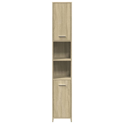 Mobile da Bagno Rovere Sonoma 30x30x183,5 cm Legno tecnico