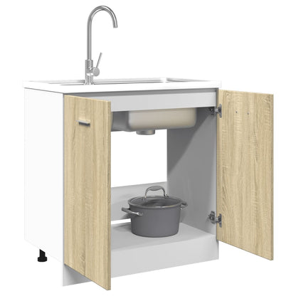 Mobile Sottolavello Rovere Sonoma 80x46x81,5 in Truciolato