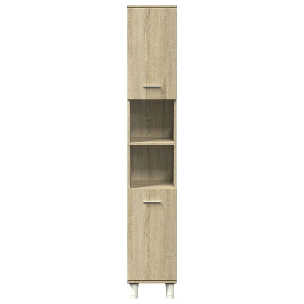 Mobile da Bagno Rovere Sonoma 30,5x30x179cm in Truciolato