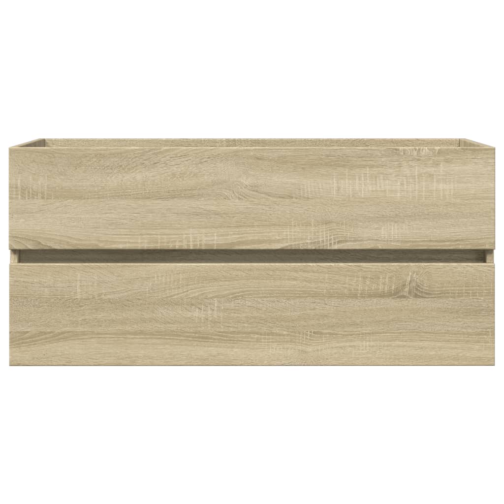 Mobile Lavabo Bagno Rovere Sonoma 100x38,5x45 cm in Truciolato